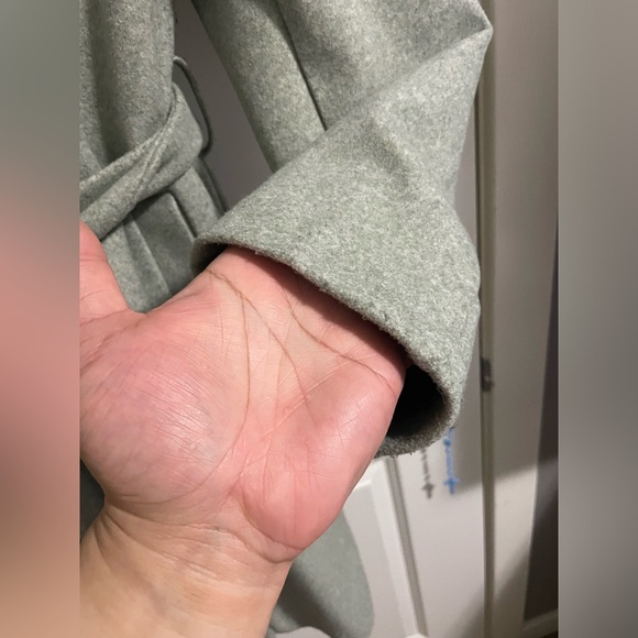 Zara Belted Trench Coat with Hood - Picture 4 of 6